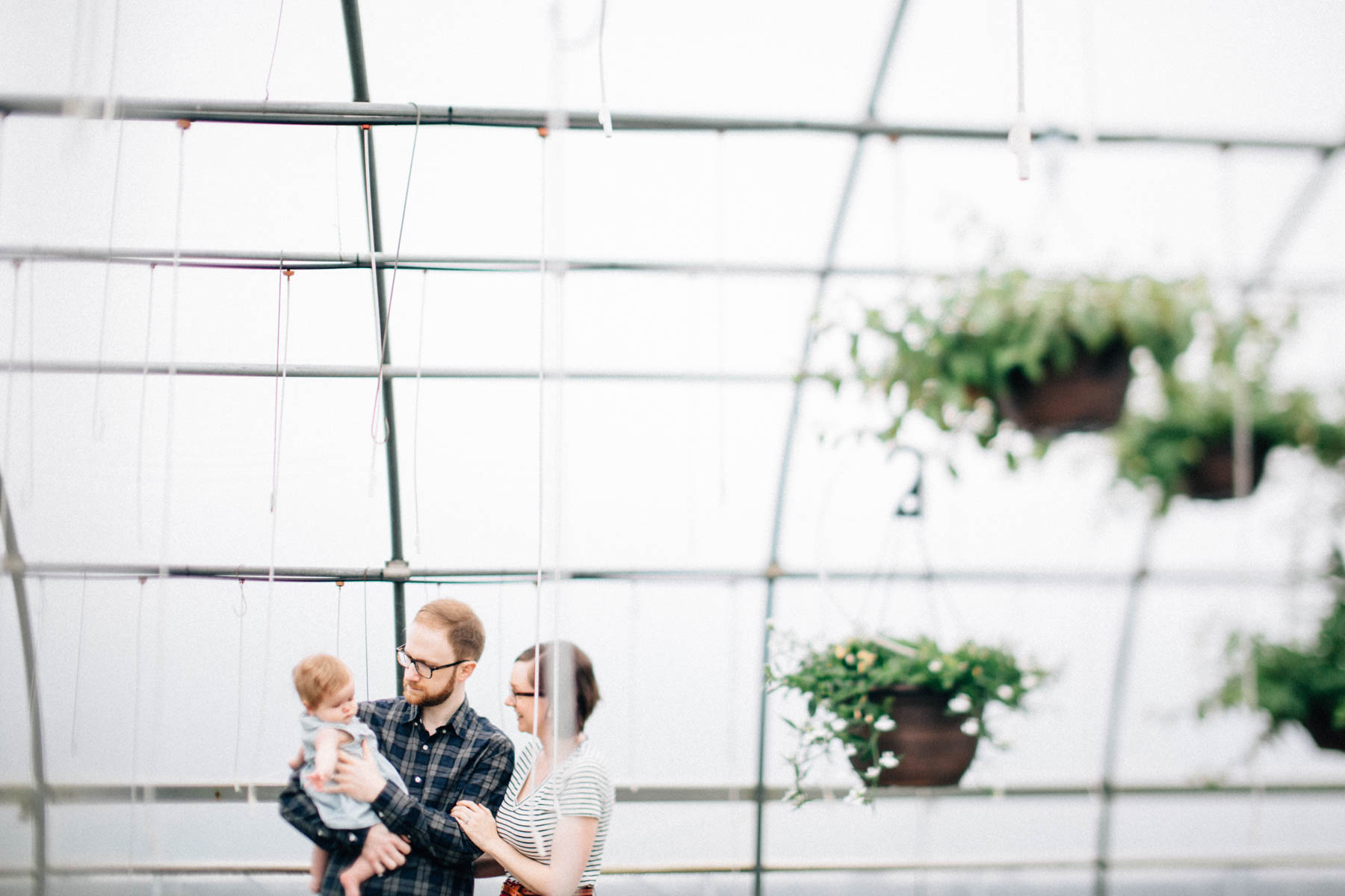 Spring Family Session in the Greenhouse | Dayton Ohio Family Ses