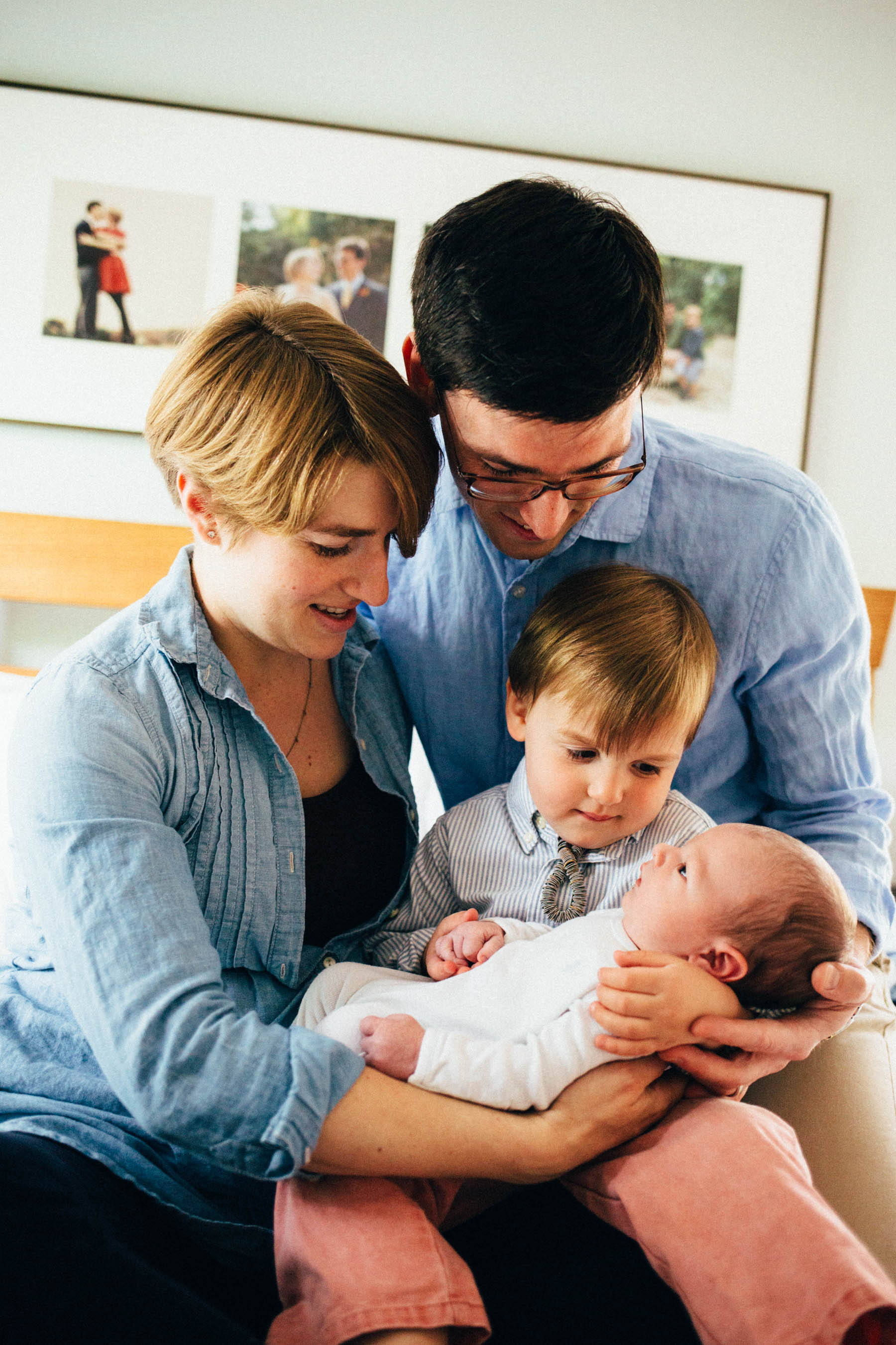 Baby Brother | Oak Park Lifestyle Newborn Photography