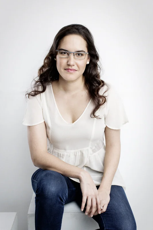 Marion Grasby photographed for Peter Coombs Eyewear