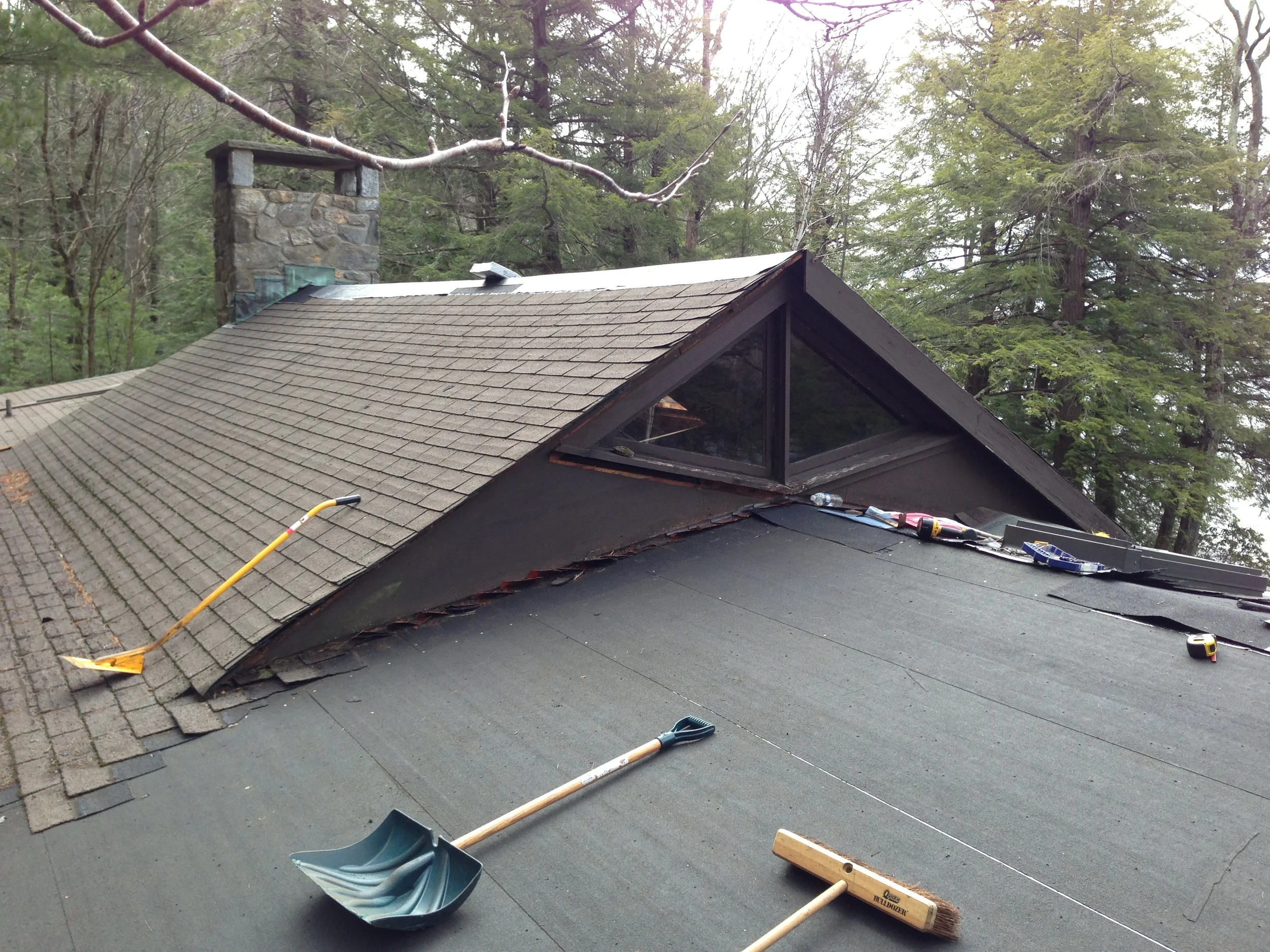 Roof Shingles, Trim And Siding Panels (Before)