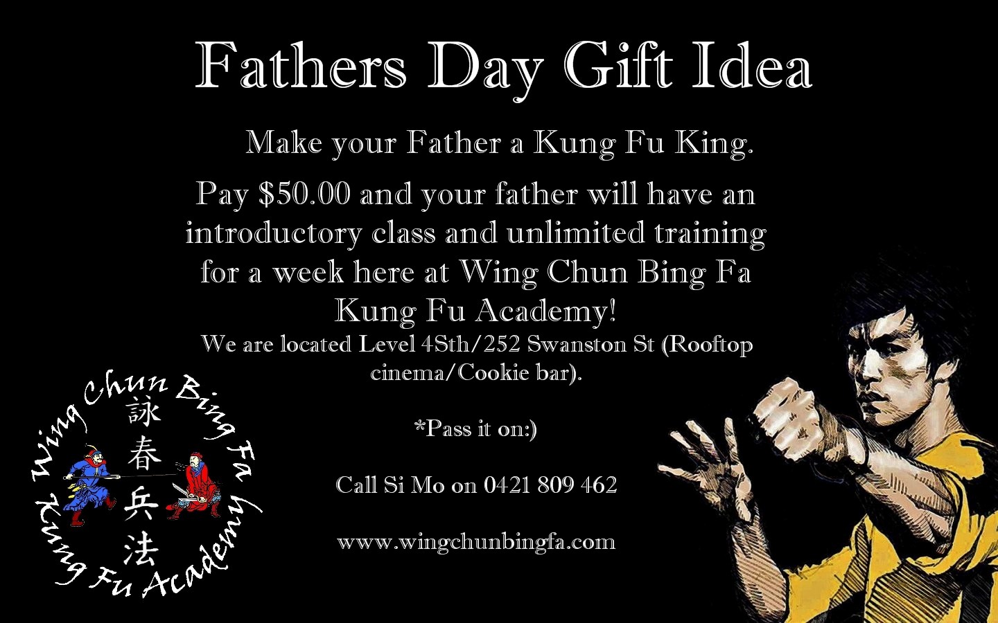 Next Grading is on Saturday 27th September @ 1:00pm