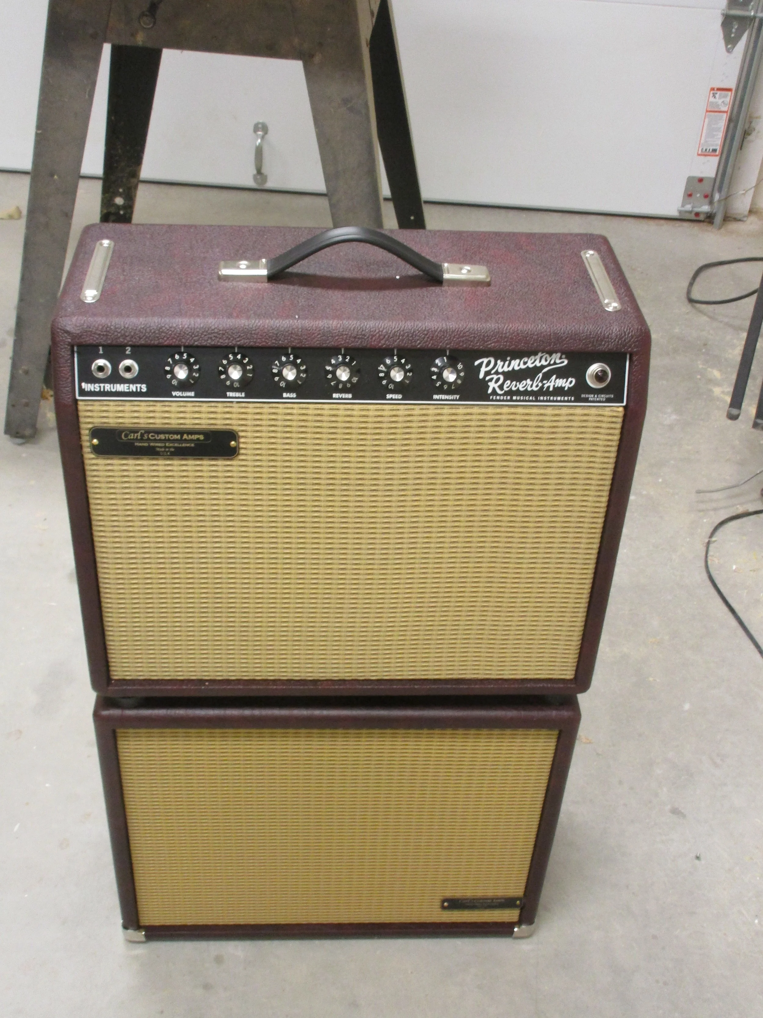 Reissue Princeton Reverb now handwired and upgraded with a 1X12 matching extension cab.