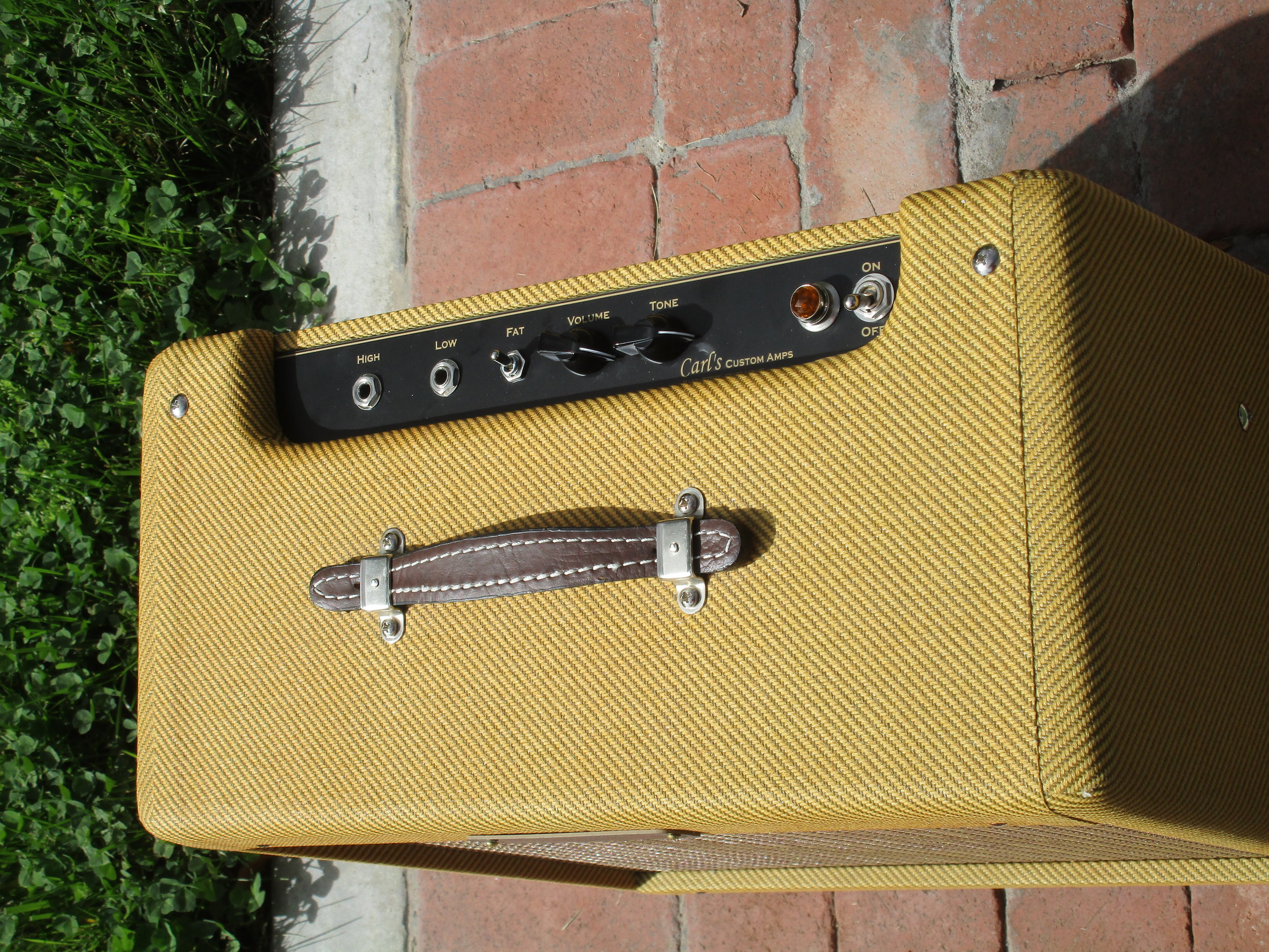 Tweed Blues Junior Transformed in a Carl's Custom Amps Octal Princeton!!! New everything inside including an Alinco Weber Speaker. The owner was very pleased! 