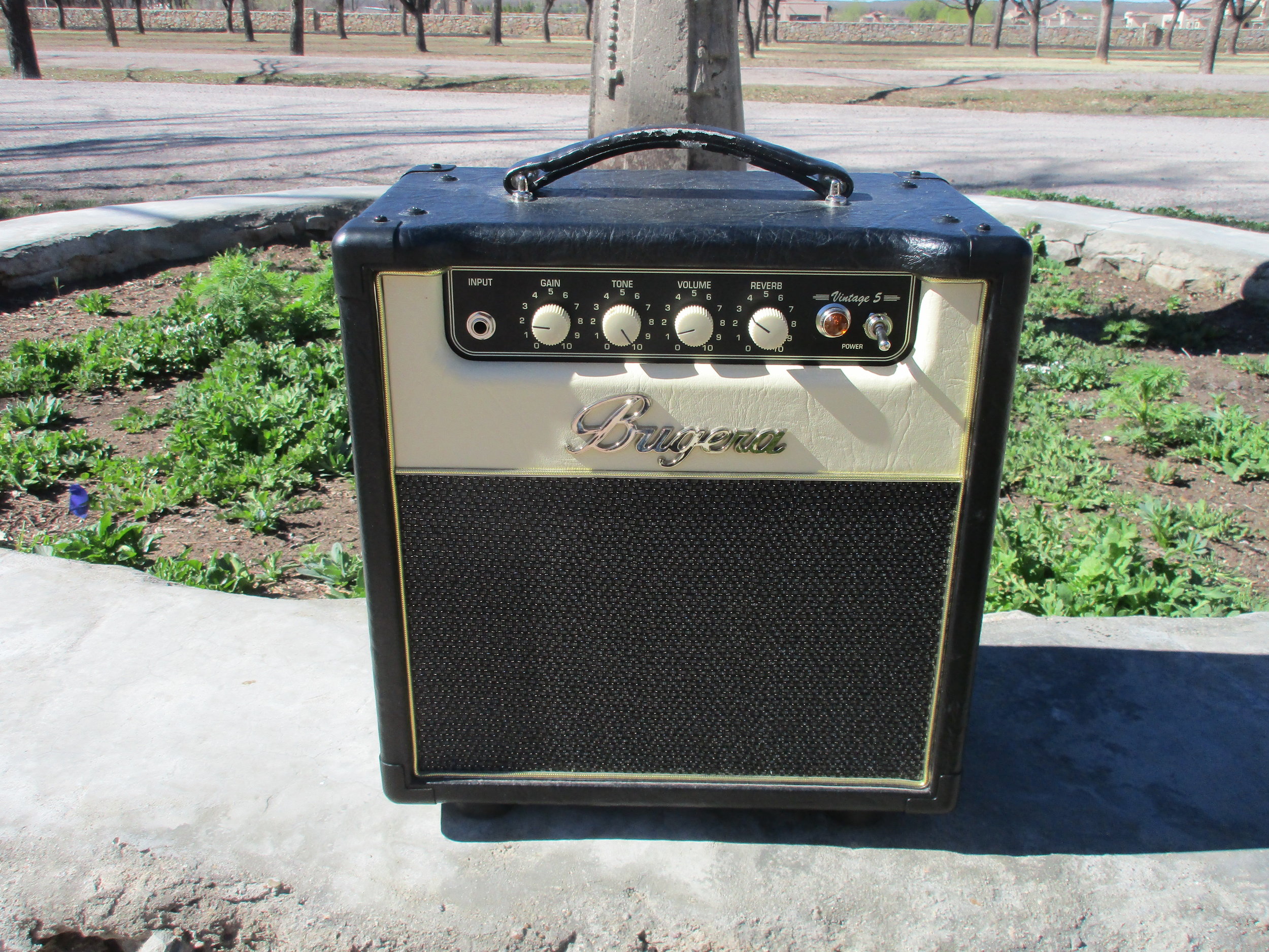 This Bugera was completely re-built into my CPC-5 circuit but with a Wattage and Limit control allowing the amp to go from 5 Watts to 1/10 Watt. You could crank it up and play ultra quiet with very little change in tone!