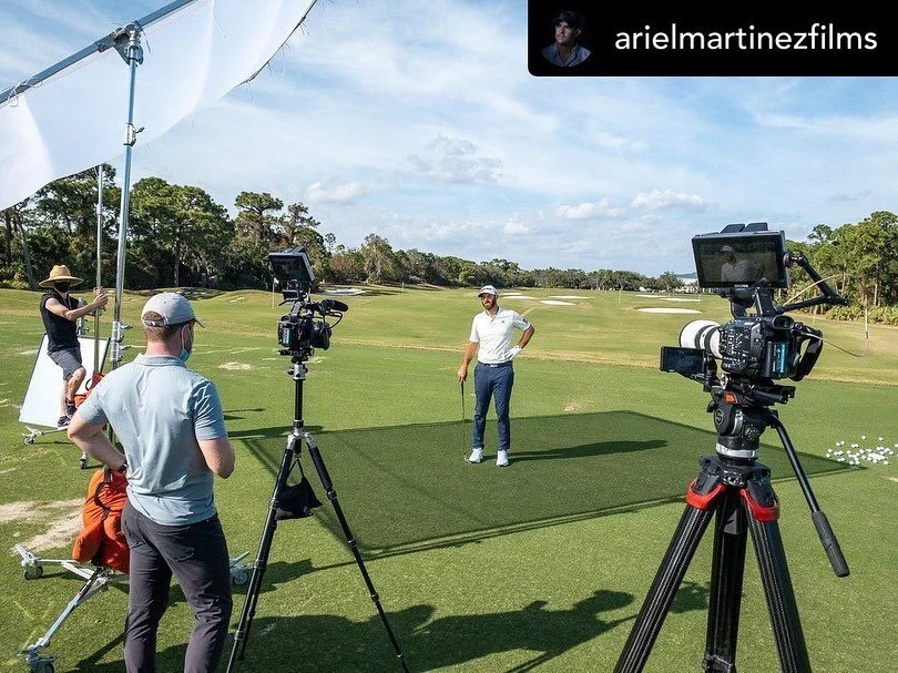 Posted @withregram &bull; @arielmartinezfilms &ldquo;We had the opportunity to shoot with @djohnsonpga (currently #1) for @golfdigest .. it was quite a sight watching him in action up close&rdquo; 💯💯 

Some people call me the space cowboy, yeah
Som