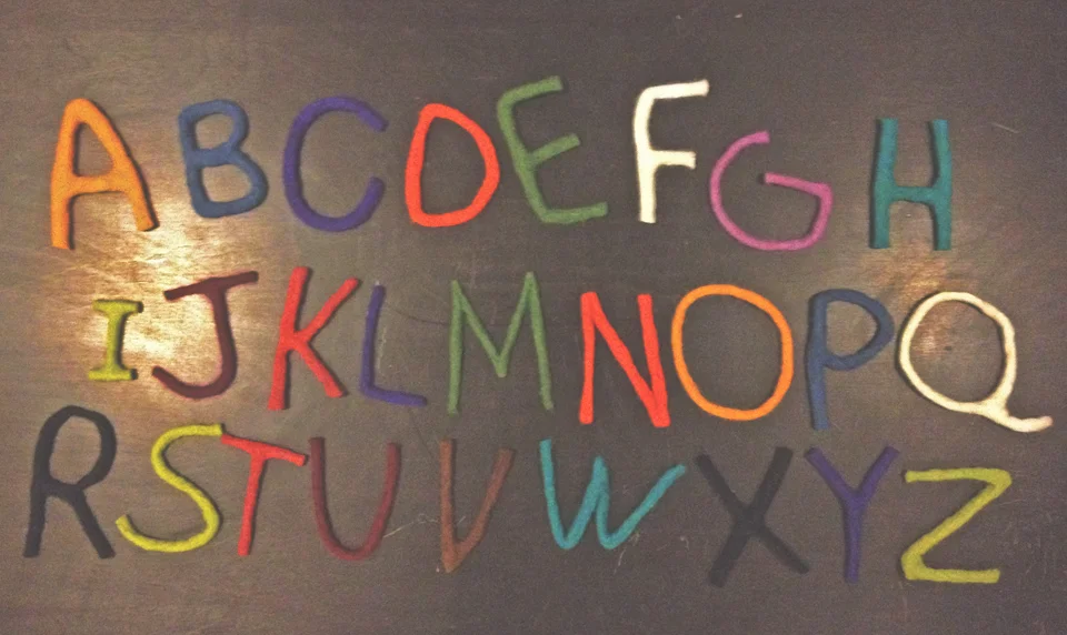 Wool Letters for my nephew's birthday. You can find the instructions here: http://ohhappyday.com/2012/12/wool-alphabet-diy/