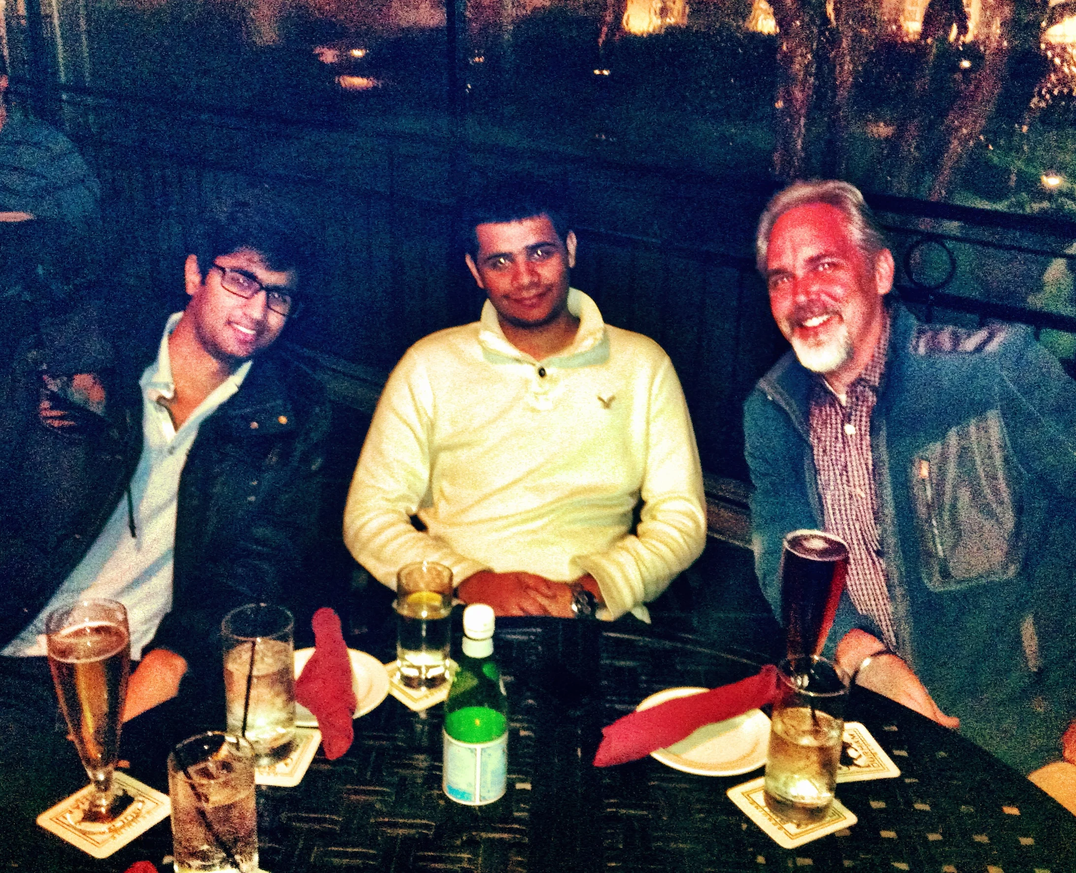 With Abhay and Arune at Duke