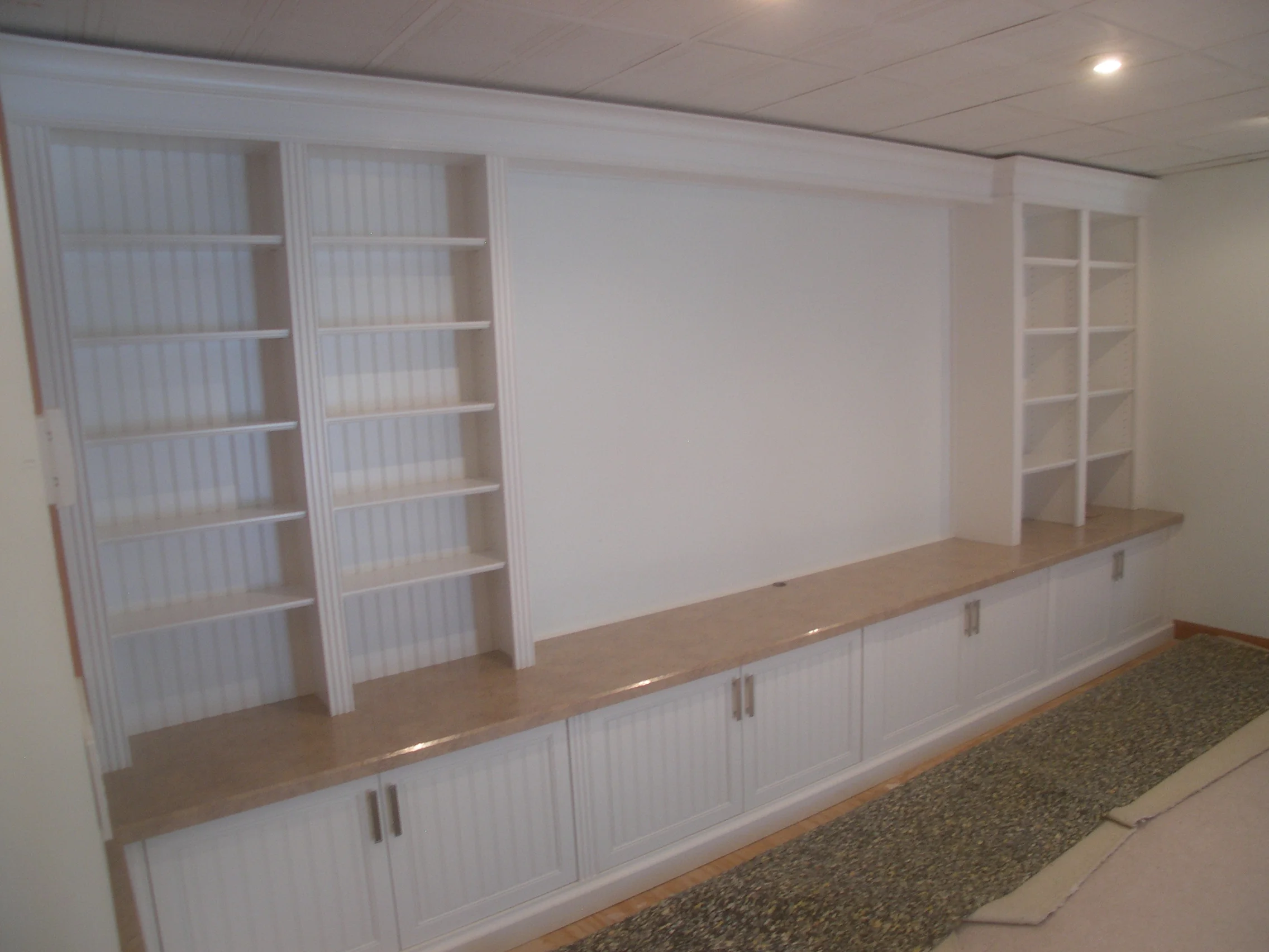 Media unit for projection screen television