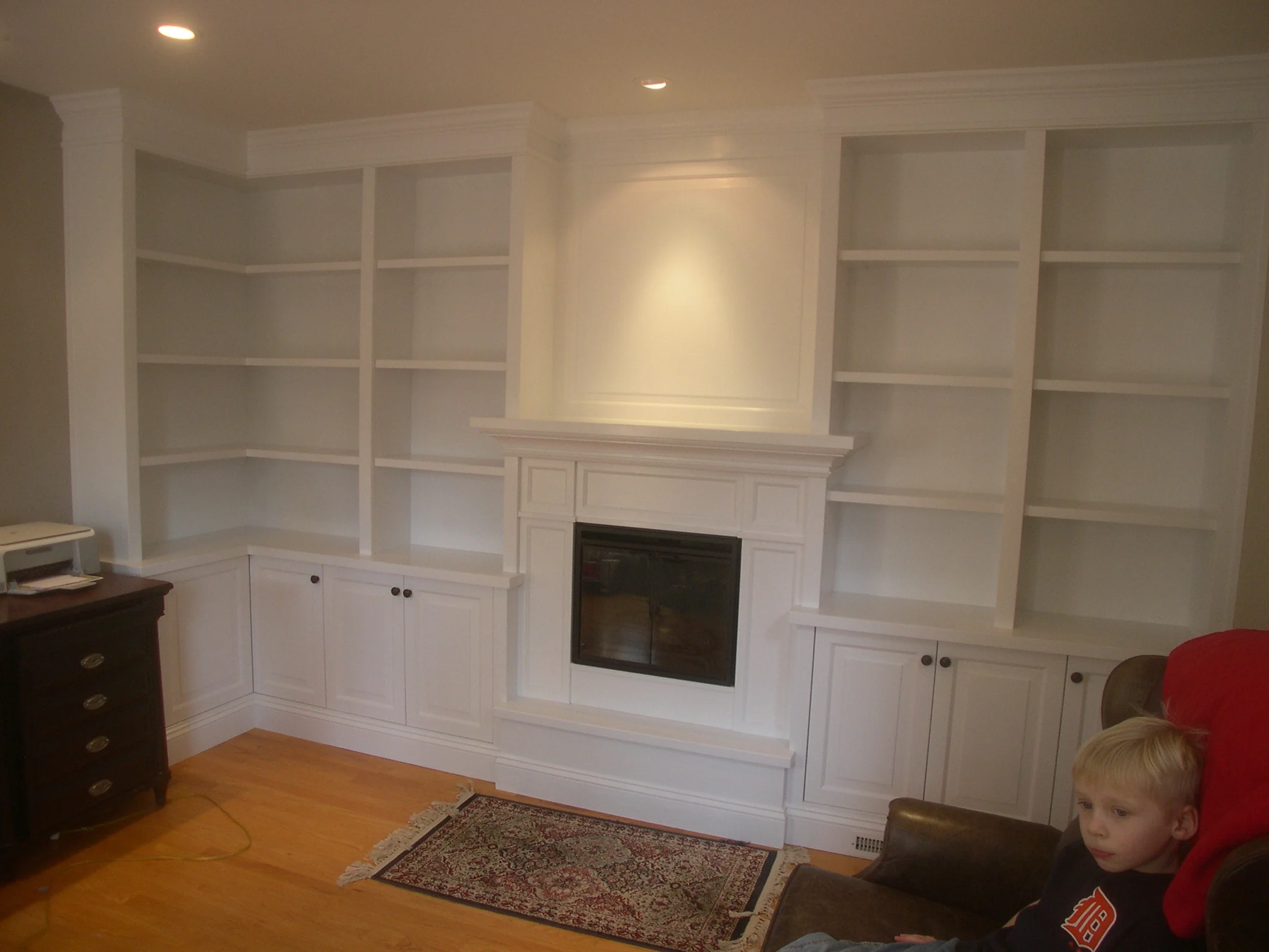 White living room unit