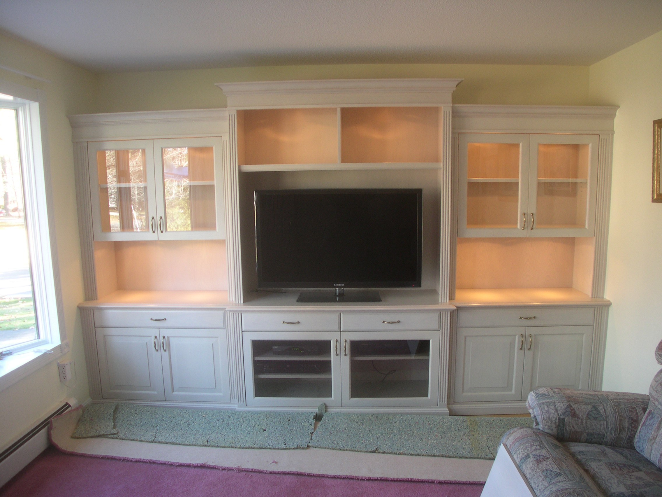 Living room television and display unit