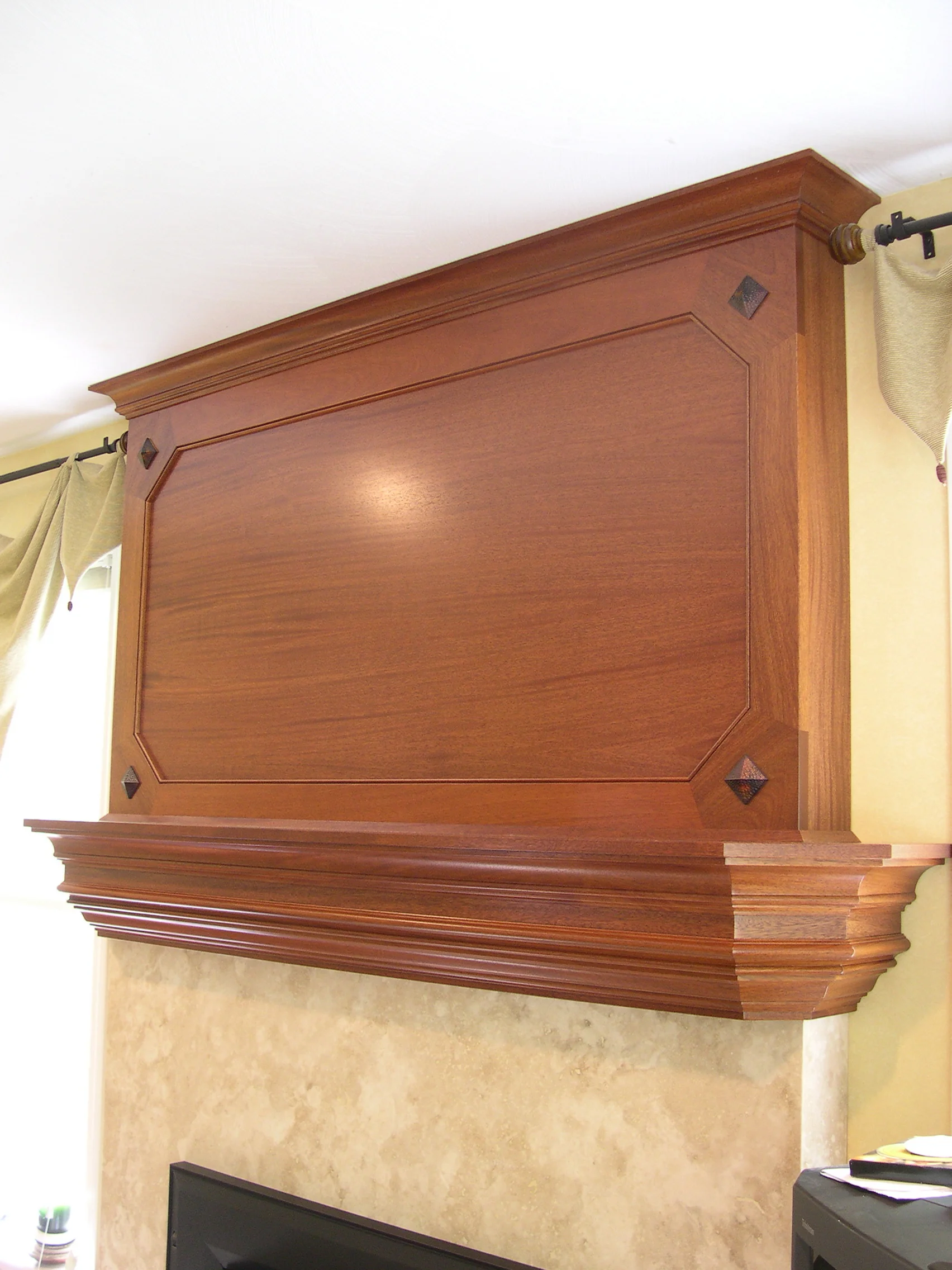 Mahogany mantle