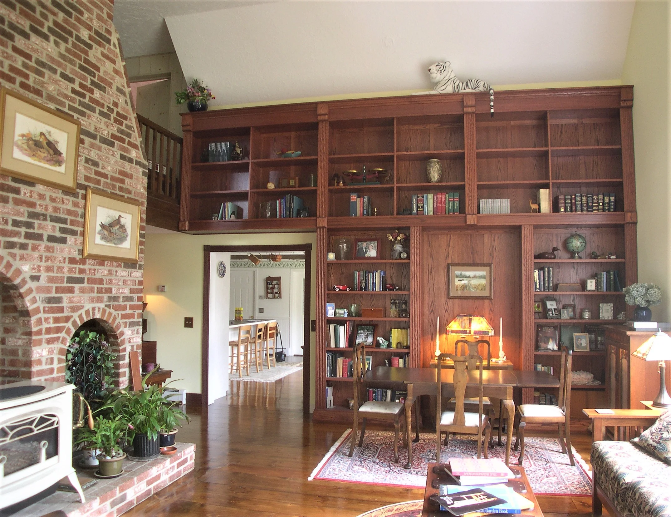 Two story wall unit