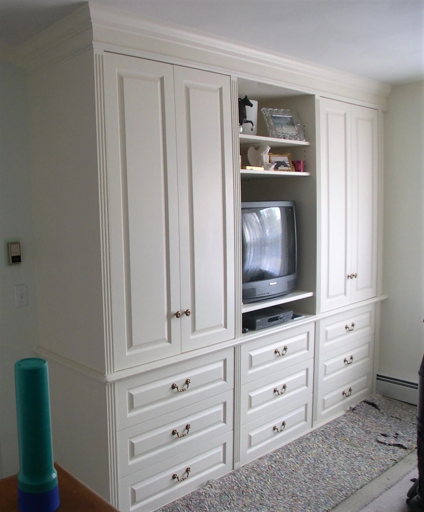 Bedroom and television unit