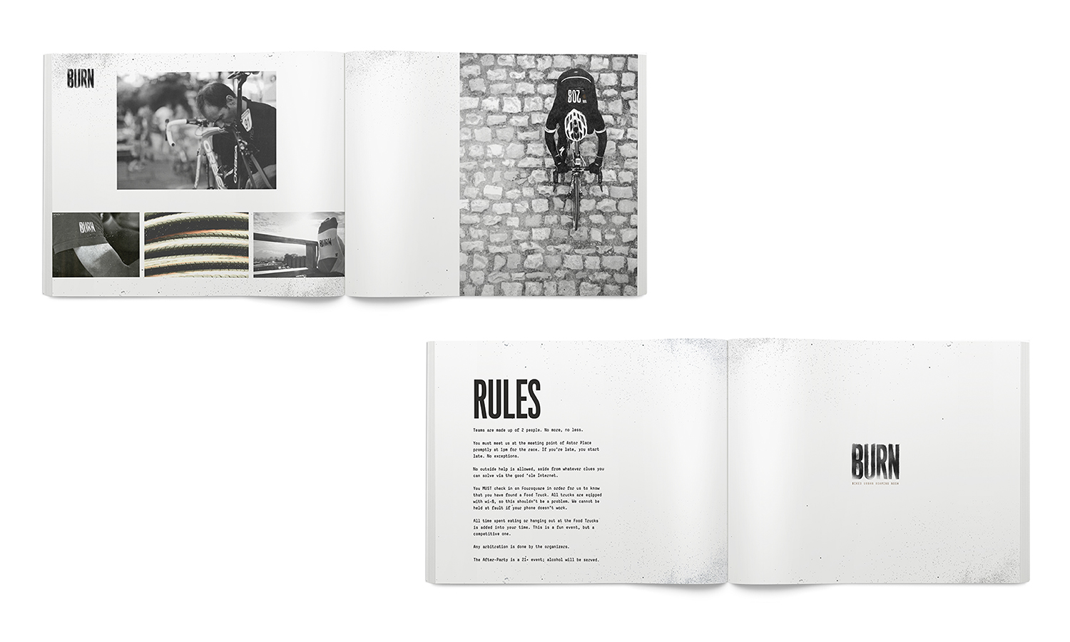 Editorial-style Event Book
