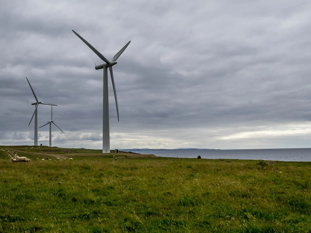 Windkraftpark in den schottischen Highlands: Kaum Bevölkerung, kaum Akzeptanzprobleme