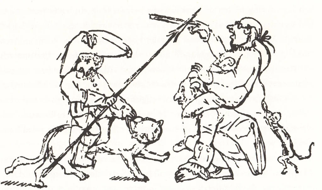 Bild: E.T.A. Hoffmann kämpft gegen die Bürokratie, via Wikimedia Commons
