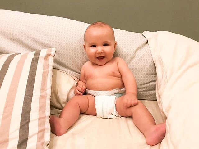 This dream baby is FOUR months old. How in the world?