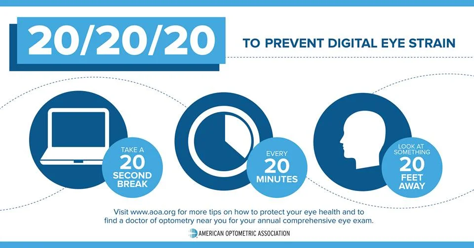 20/20/20 to Prevent Digital Eye Strain