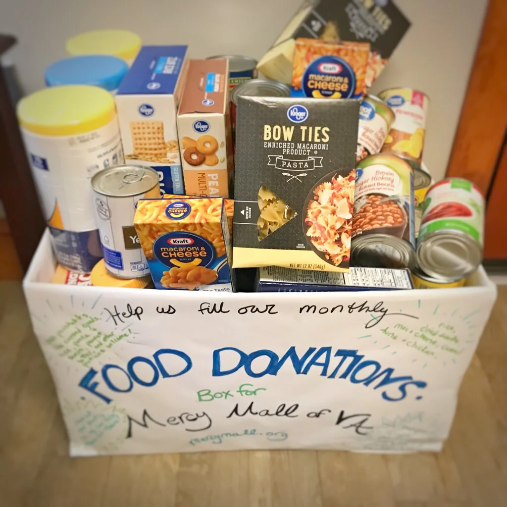 First Food Pantry Donation Delivered! Thanks All Who Donated.