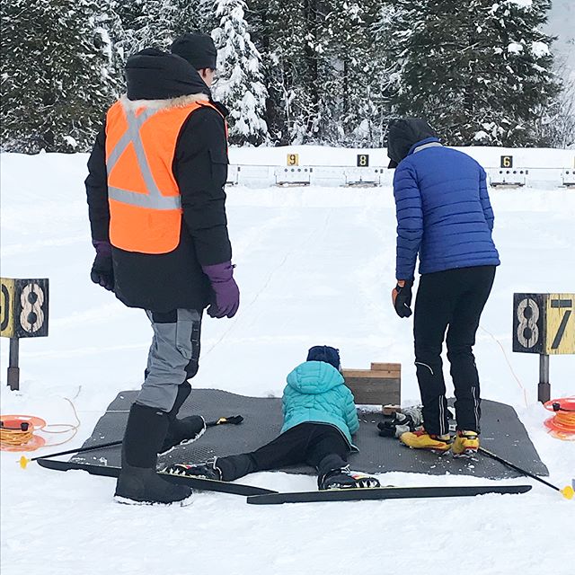 The family that shoots together stays together. I &ldquo;competed&rdquo; in my first ski/shoot &ldquo;try a biathalon.&rdquo; Niece Ayla, 12, was my coach. Then BB gun shooting from the living room in between bites of crepes at breakfast. Never a dul