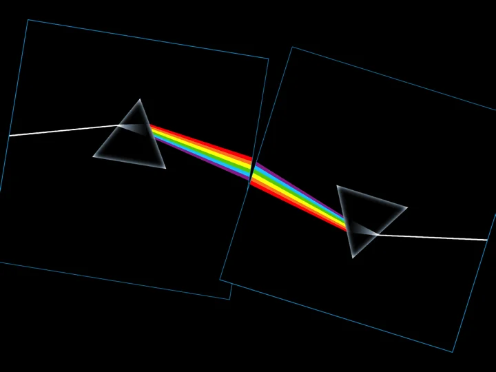 Which proves that if you want to understand color you need at least two copies of Pink Floyd's "Dark Side of the Moon".