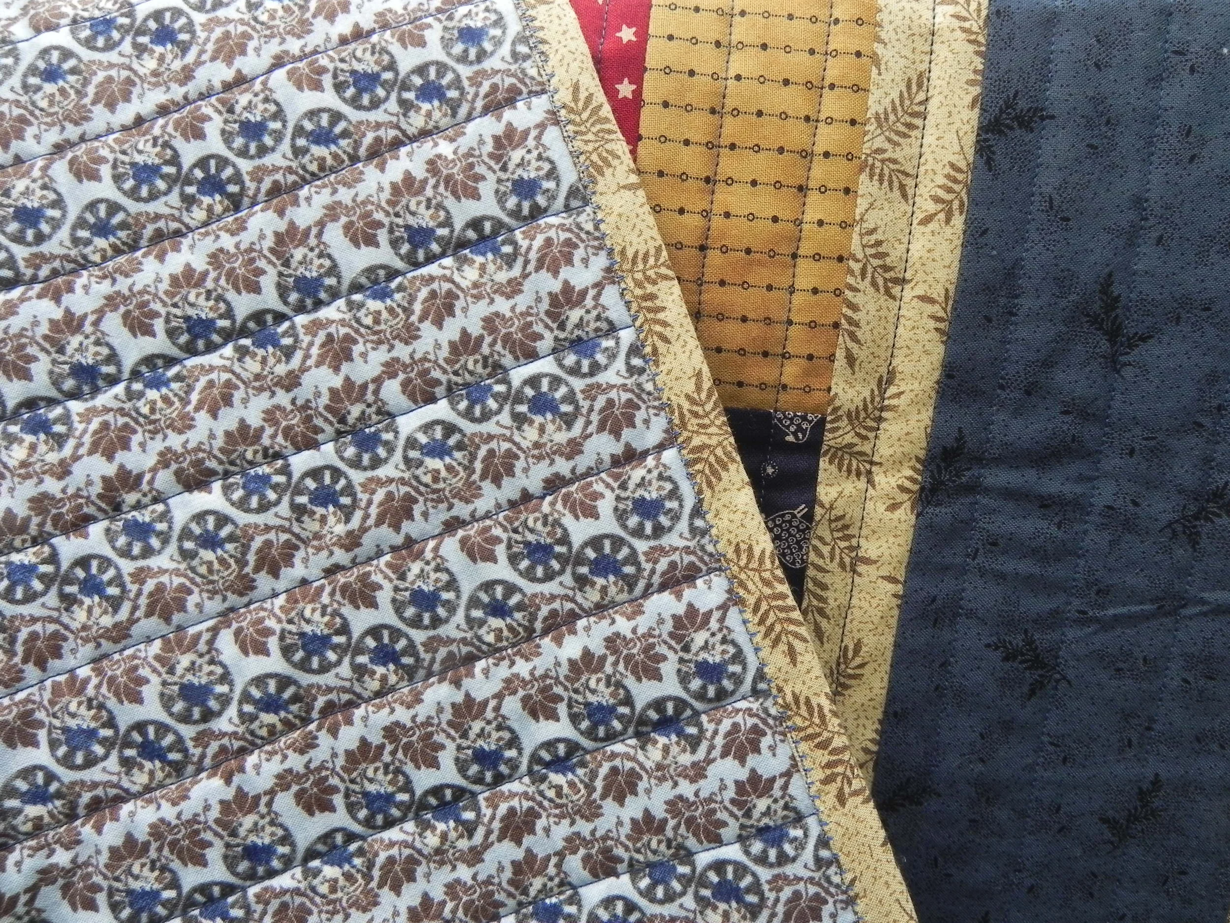 (Backing and back of binding)