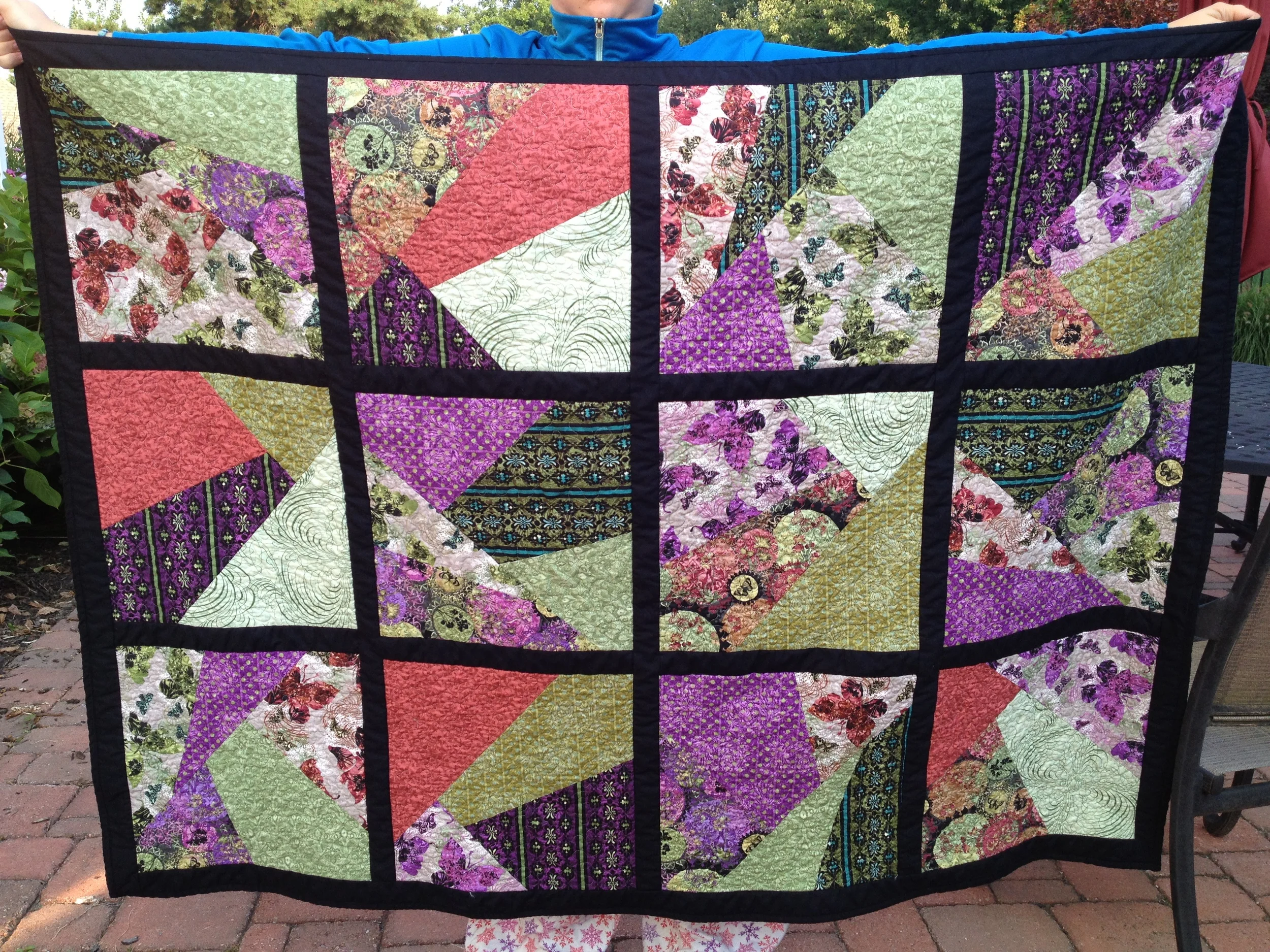 Graduation quilt complete
