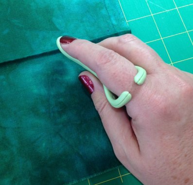 It fits nicely on your finger--even more comfortable than holding a pencil.
