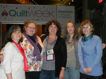 Left to right: Julie, Judy, me, Jill, Sarah