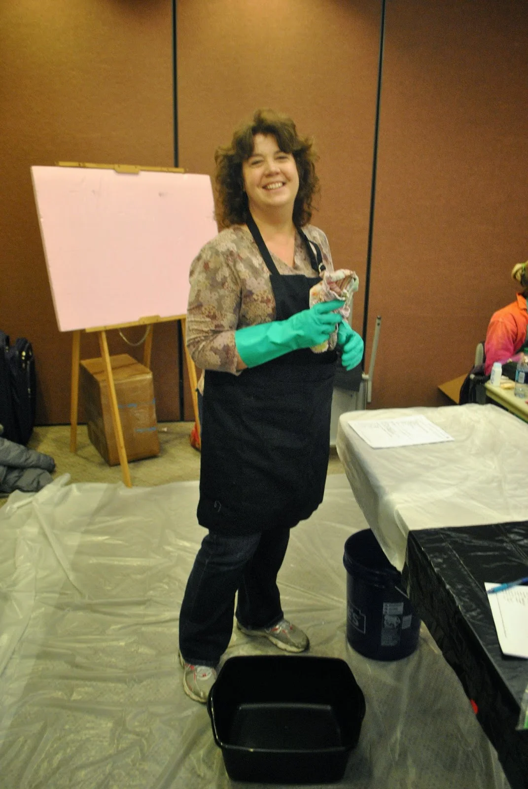 Mad Quilt Scientist in her element!