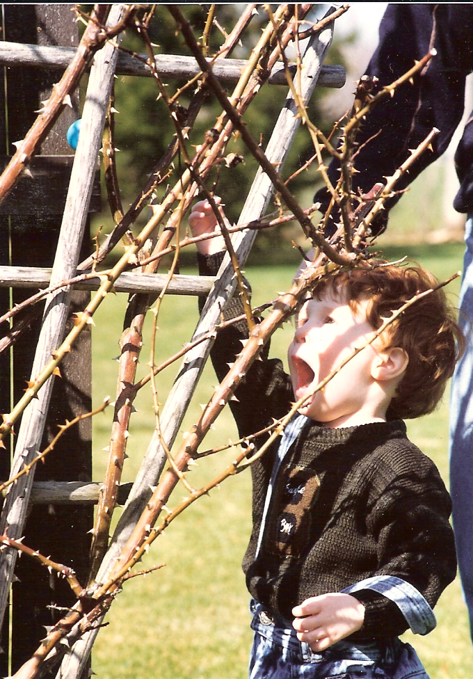 DS when he was 3. Another photo that exemplifies things Lange discusses in the Craftsy class. (Can you see the Easter egg?)