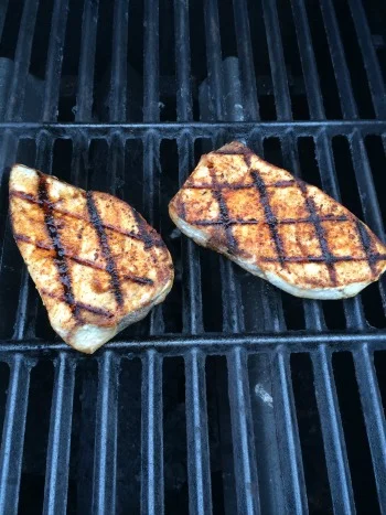 Pretty grill marks! Or, grill hashtags, for you #twilters out there.