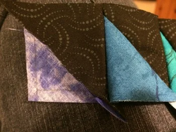Yes, it's possible to sew a piece on upside down even when "slow quilting" (snail's pace) by hand. At least it's easier to rip the seams out!