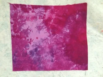 Fuchsia and grape scrunched