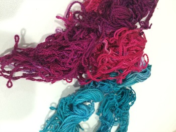 Some of these other embroidery threads are going to take a little more untangling, though....
