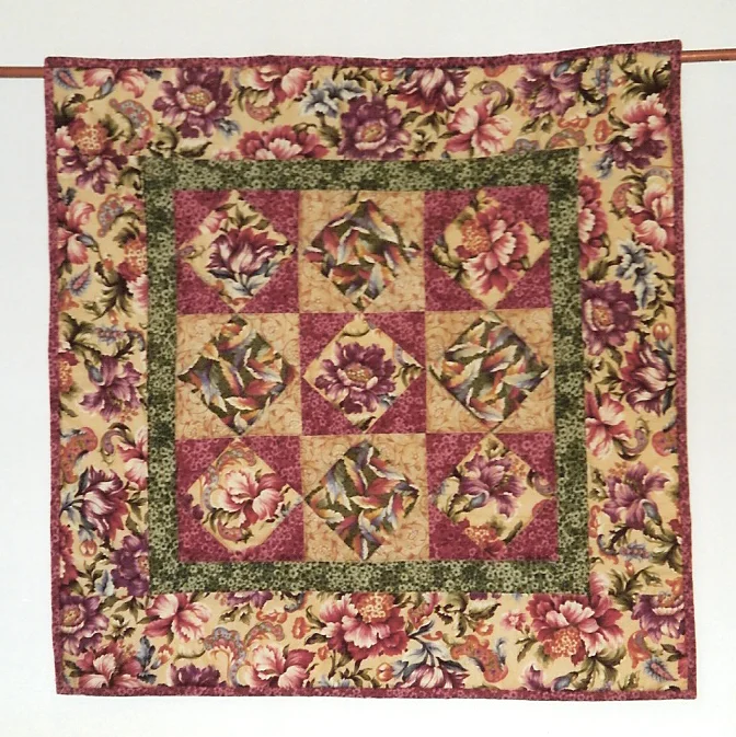 My first real quilt that I made all by myself like a big girl
