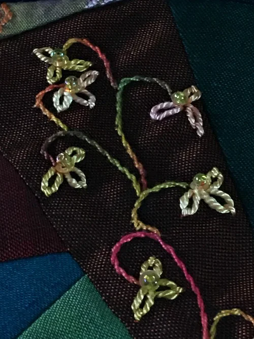 A little bitta bling--always hard to get a blingie picture, though!