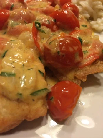 Fish with Mustard Tarragon Sauce
