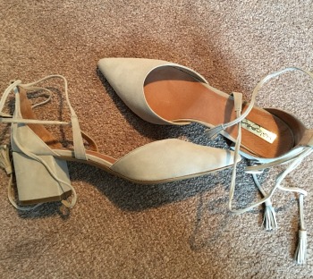 The Iris Lace-Up d'Orsay Pump by Halogen from my March Trunk Club. Well worth the money!
