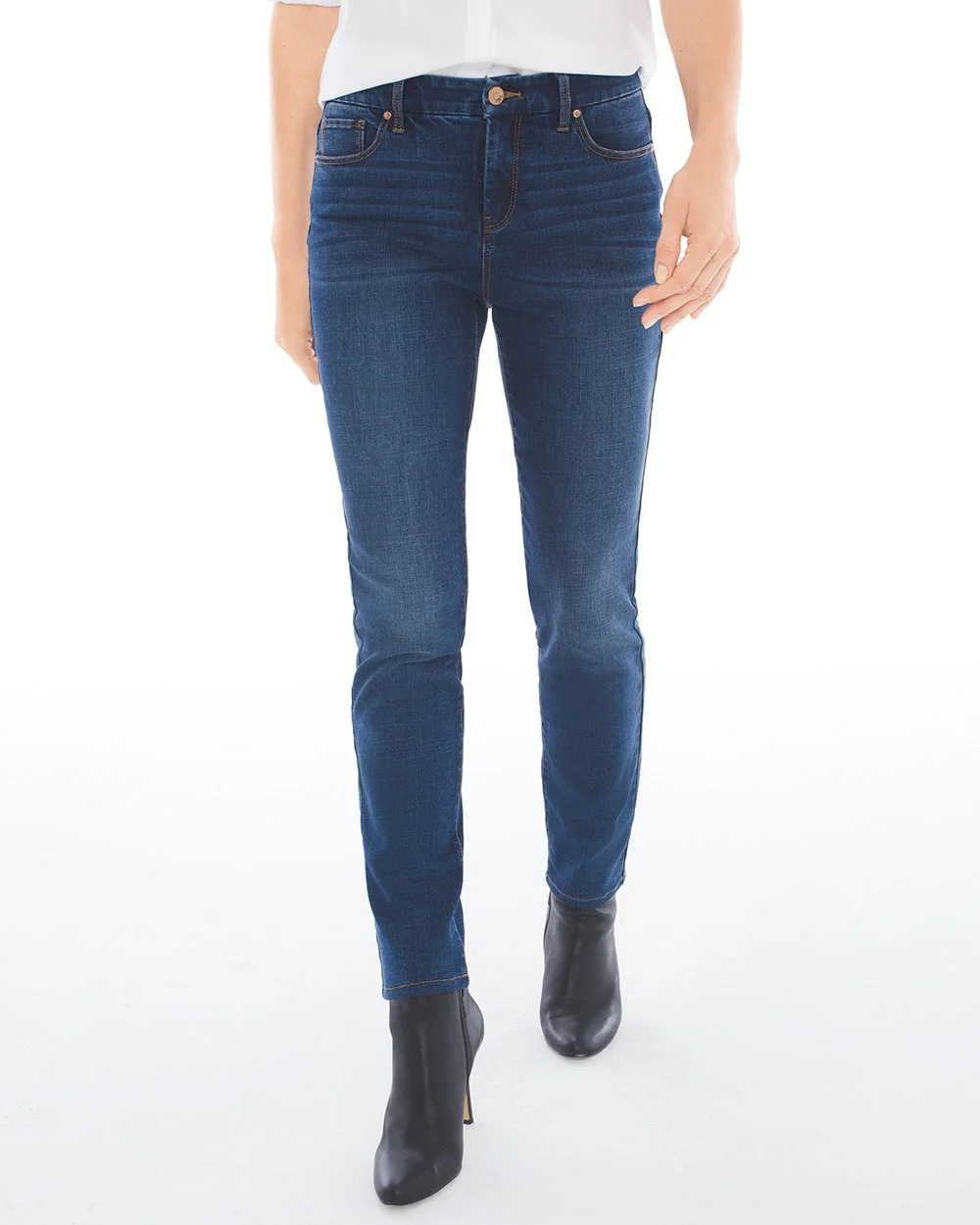 Chicos Girlfriend Ankle Jeans--love these!