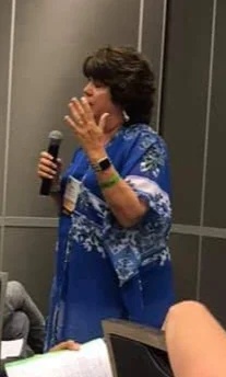 Leading a workshop at our denominational conference