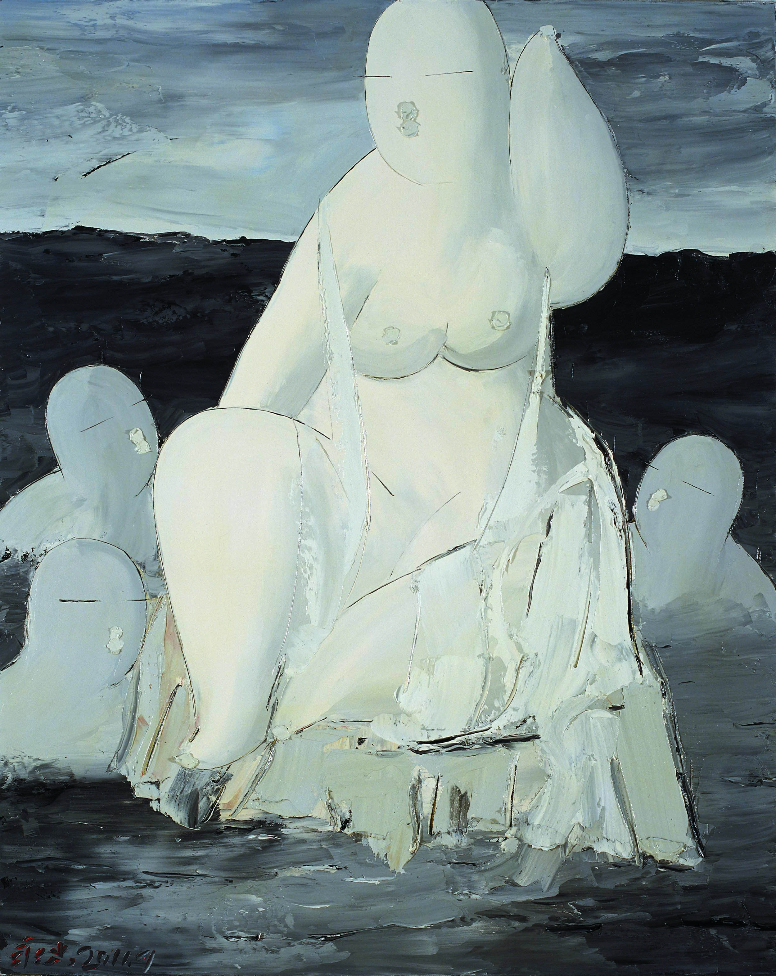 Pang Yongjie,Untitled No.17, 2011, oil on canvas, 125x100cm.jpg