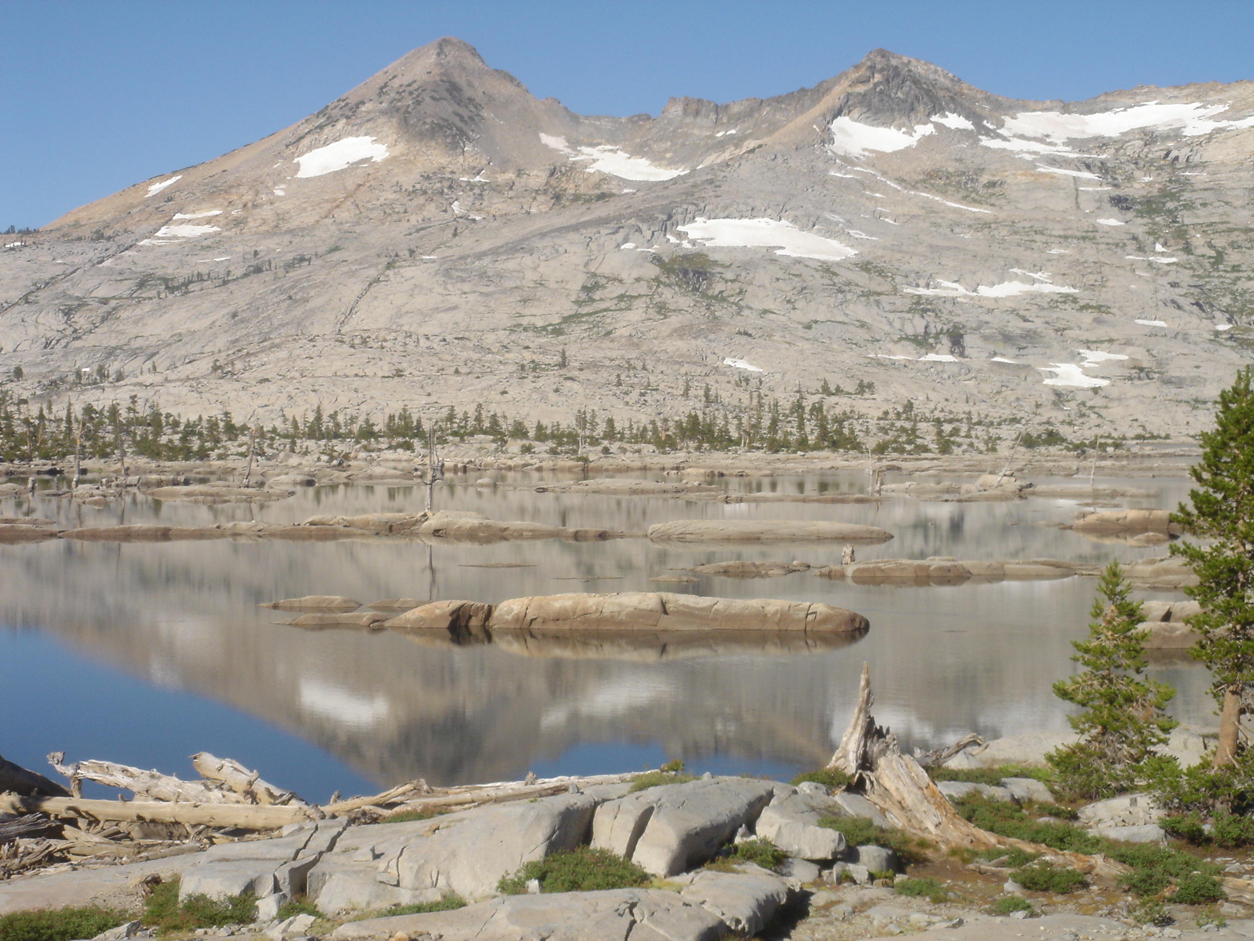 The Tahoe Rim Trail runs through the granite peaks and high mountain lakes of the Desolation Wilderness, thought by many to be the most beautiful section of the trail.