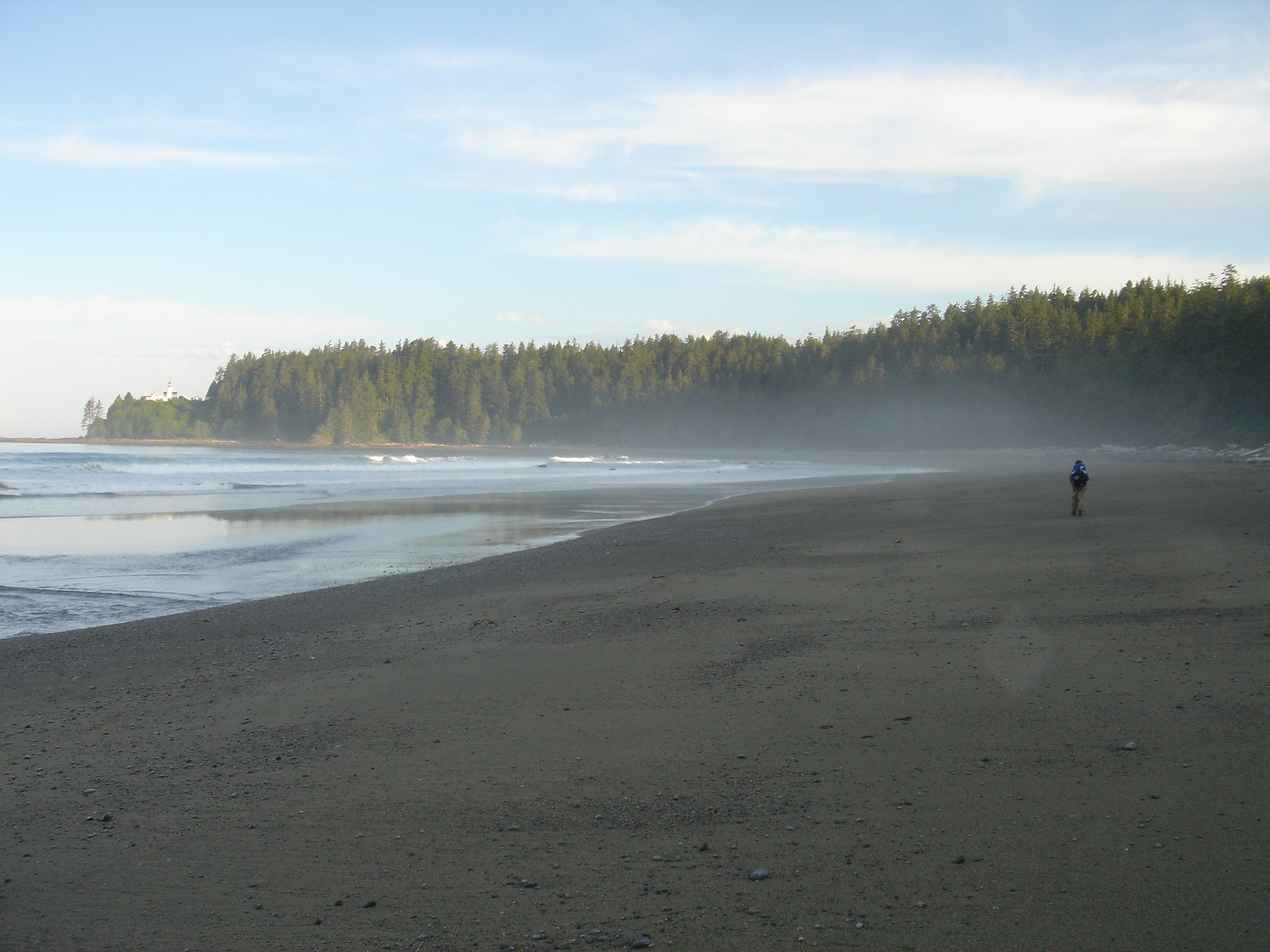 The West Coast Trail offers miles of wild beaches in Pacific Rim National Park.