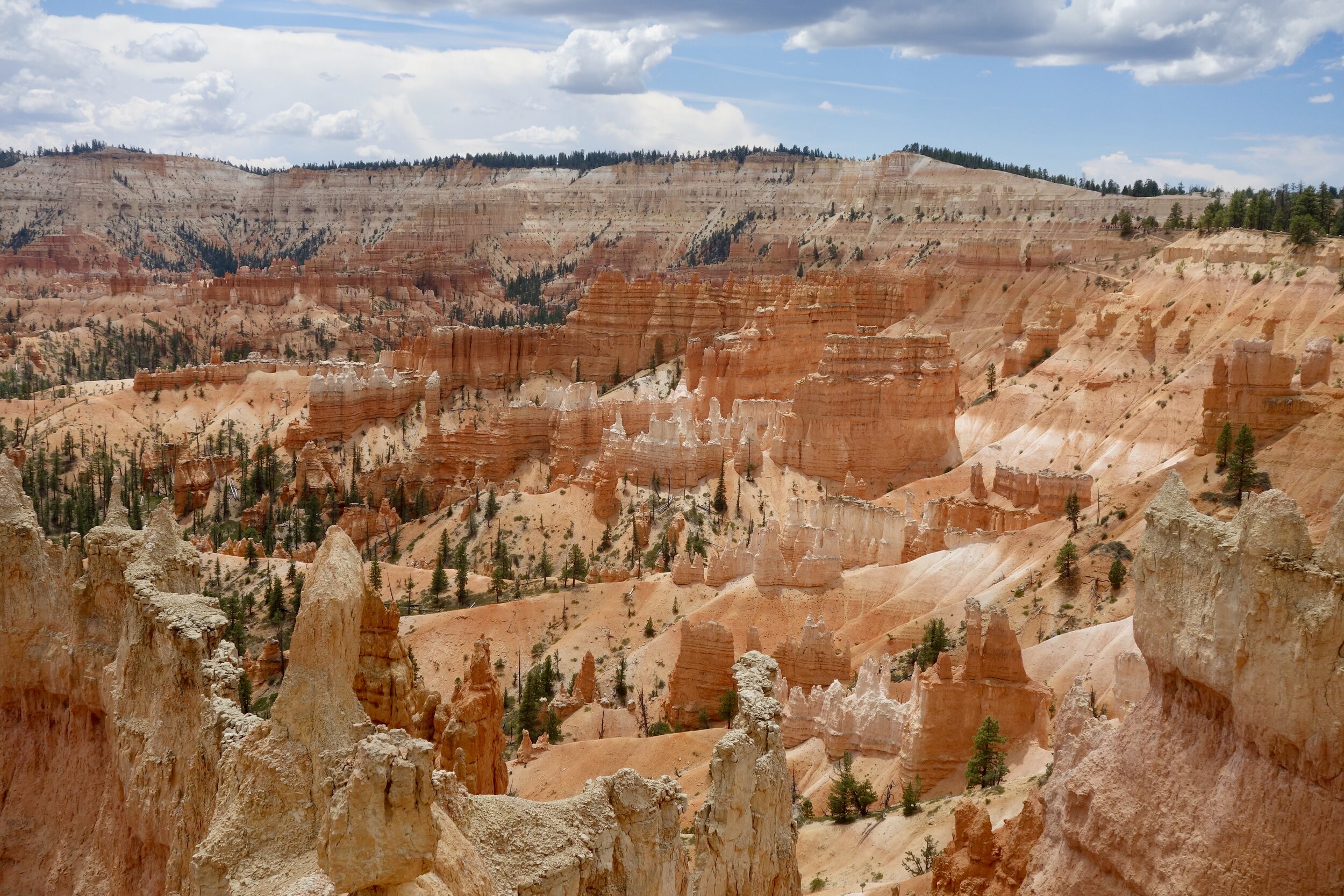 Bryce Canyon’s more than 65 miles of hiking trails offer outstanding views of the area’s exceptional array of hoodoos.