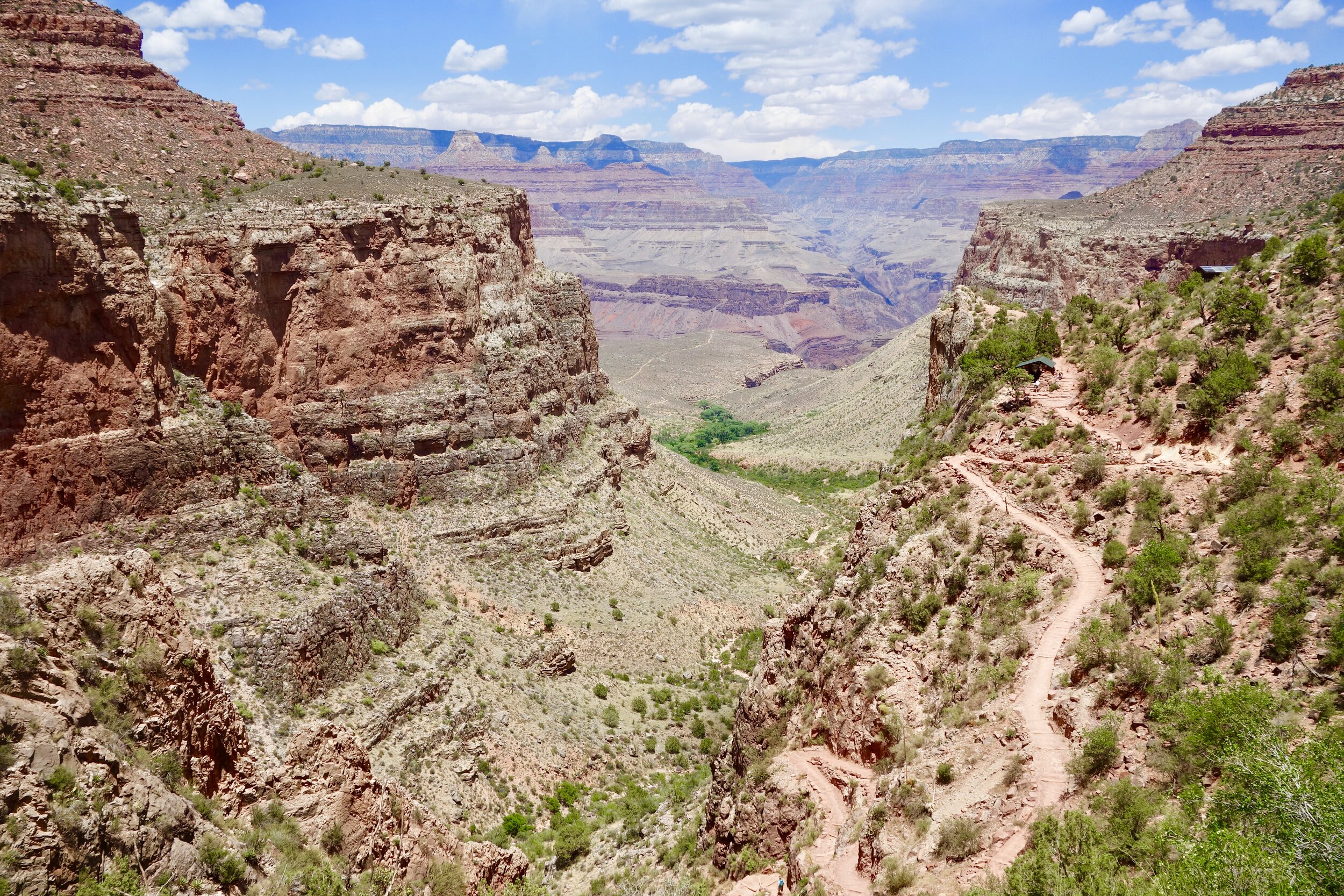 The Bright Angel Trail is one of the most storied and iconic trails in all the US national parks.
