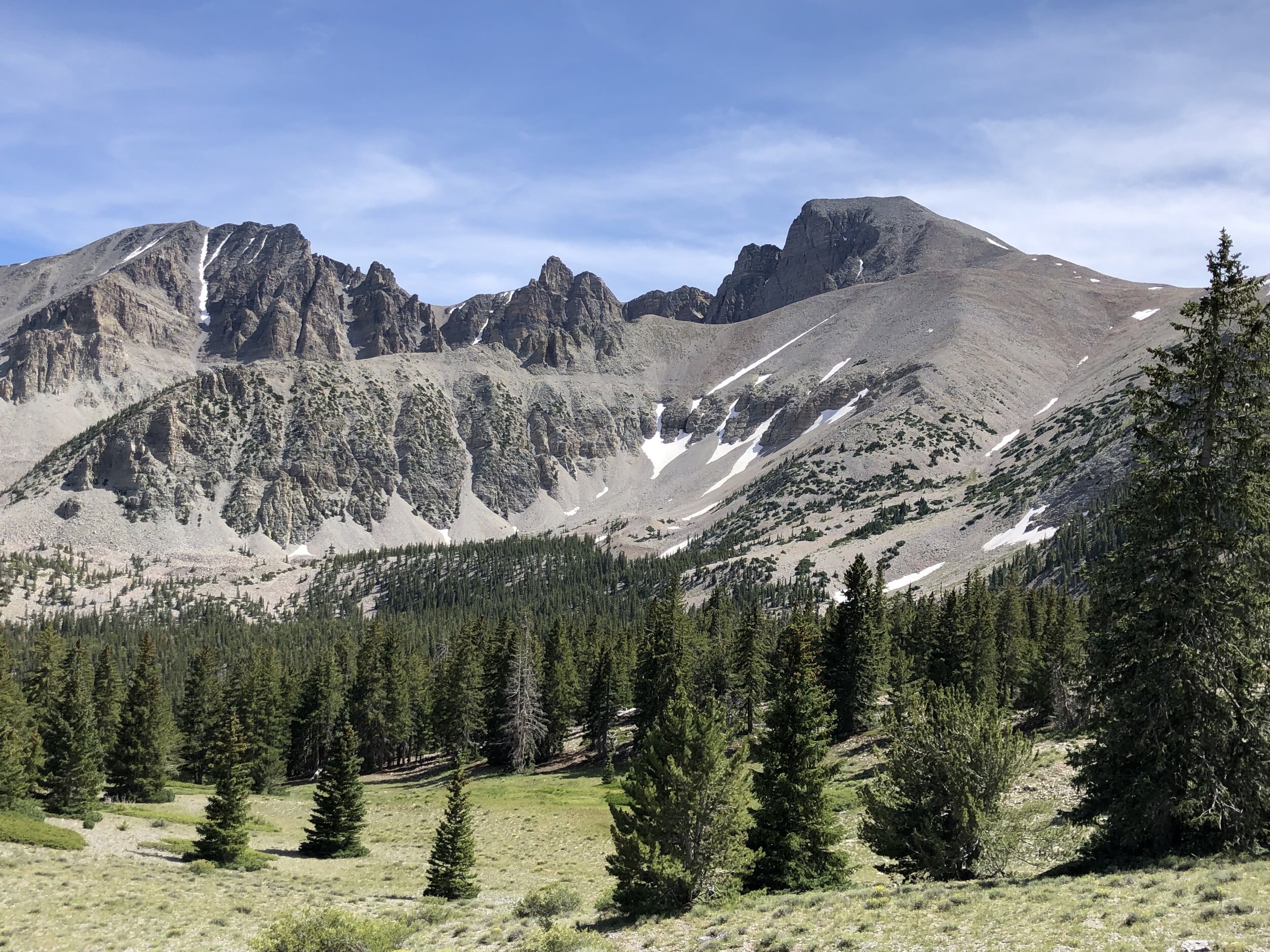 The park features thirteen peaks that rise more than 11,000 feet.