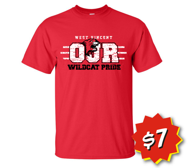 T-Shirts in Youth and Limited Adult Sizes