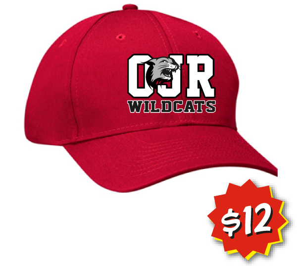 Embroidered Baseball Hats in Youth and Adult Sizes