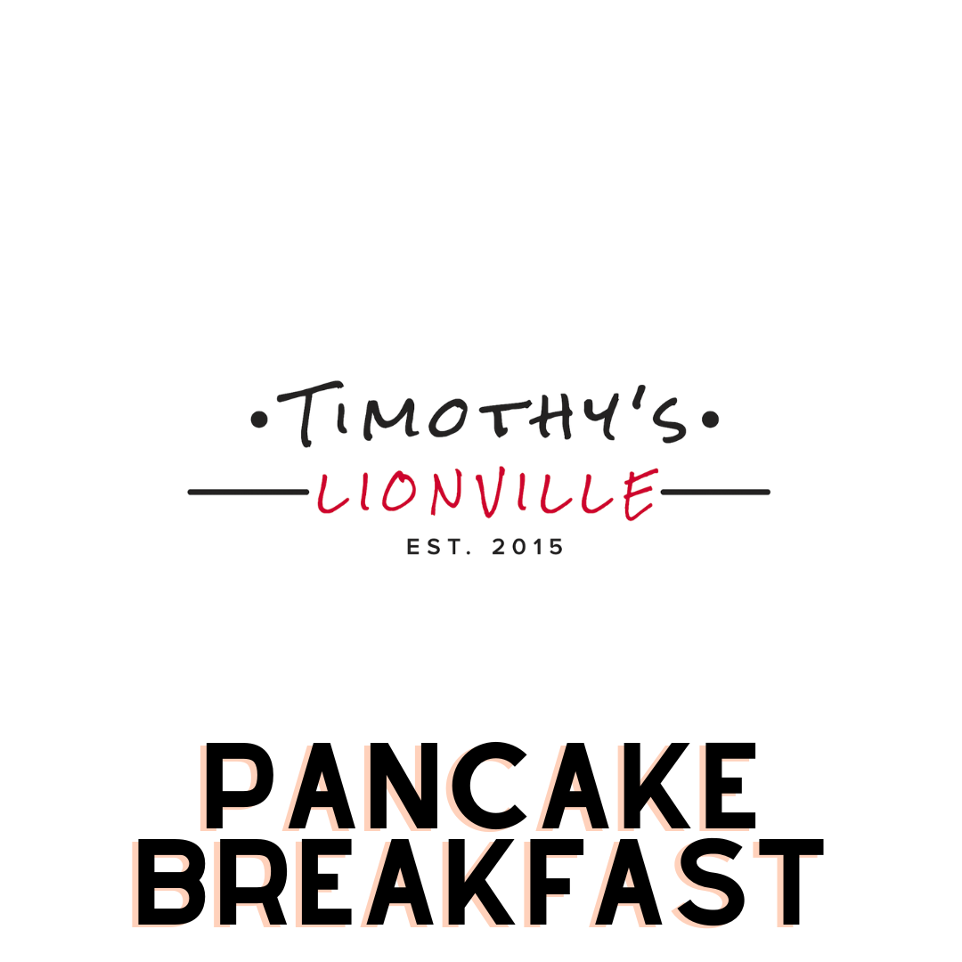 Pancake breakfast fundraiser